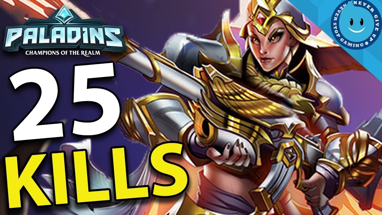TYRA BURN MONSTER BUILD! TYRA AGAINST 3 FLANKS! 25 KILLS! (Paladins Gameplay)
