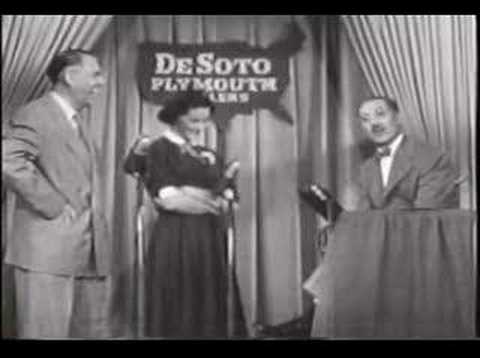 Groucho Marx 1951 You Bet Your Life Part 1