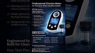 Measures free and total chlorine in one meter with accurate DPD ,clear LCD and fast zero calibration