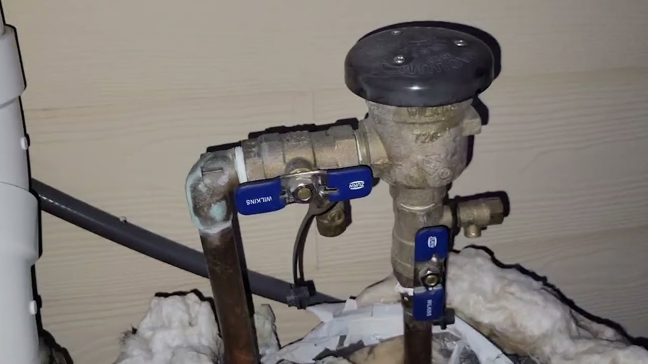 Quick Sprinkler freeze protection.