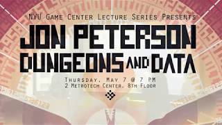 NYU Game Center Lecture Series Presents Jon Peterson