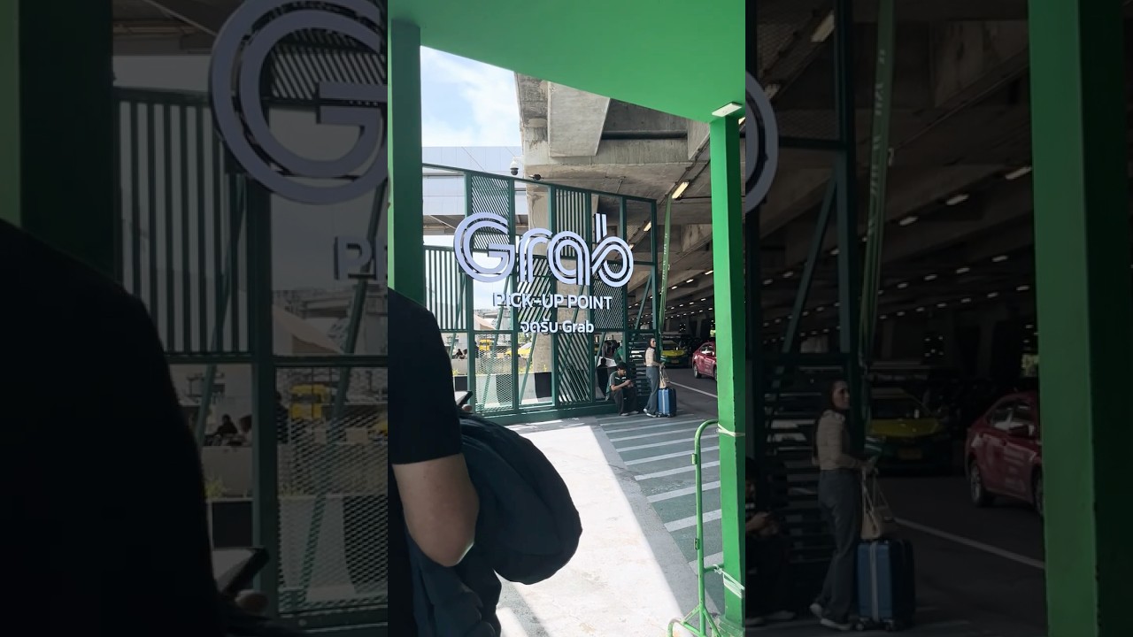 Grab from Bangkok Airport to Bangkok City 