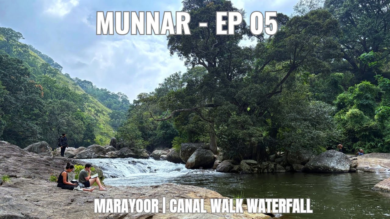 Munnar Bike Trip || EP 05 || Marayoor || Canal Walk Waterfall || Pure Nature Therapy ||
