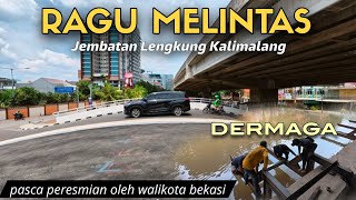 JEMBATAN LENGKUNG KALIMALANG PASCA PERESMIAN OLEH WALIKOTA, DERMAGA WISATA AIR SIAP DIPASANG