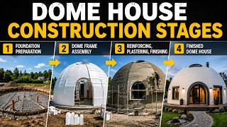Dome House Construction Stages