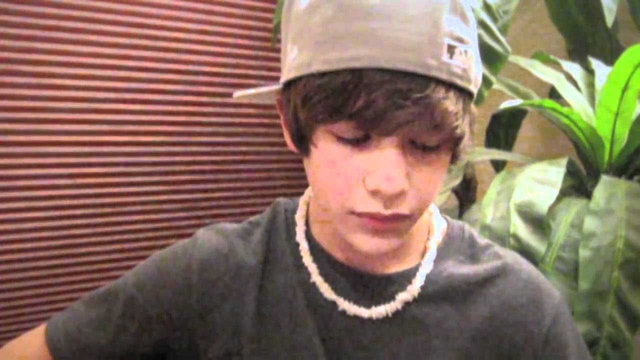 "One Time" Justin Bieber acoustic cover with lyrics - Austin