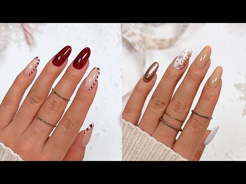 Zimowe zdobienia paznokci | Winter nail art