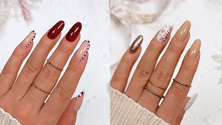 Zimowe zdobienia paznokci  |  Winter nail art