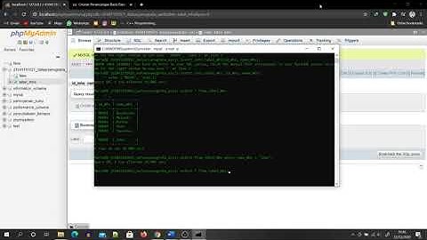 Membuat Database Menggunakan DML (insert, select, update, delete) Dalam XAMPP