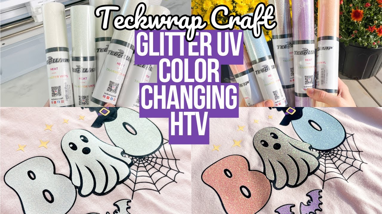 I TESTED TECKWRAP CRAFT S NEW GLITTER UV COLOR CHANGING HEAT TRANSFER i-tested-teckwrap-craft-s-new-glitter-uv-color-changing-heat-transfer