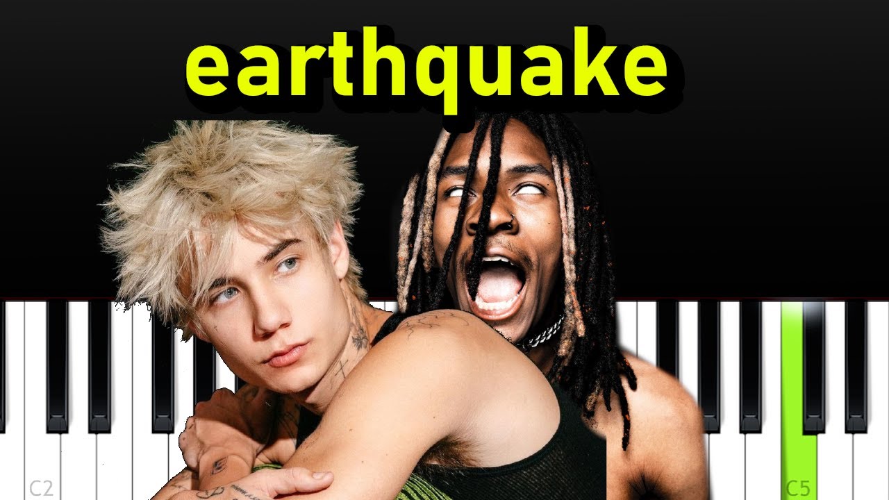 Jasiah - Earthquake ft jxdn (Piano tutorial)