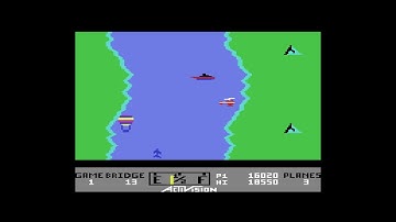 River Raid on C64. New high score. Emulated.