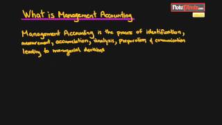 What is Management Accounting (Cost Accounting Tutorial #1)