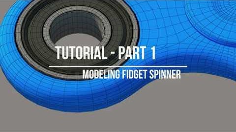Tutorial - Modeling fidget spinner 3DS Max 2019