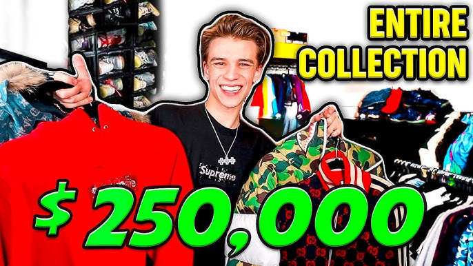 MY ENTIRE DESIGNER COLLECTION!! (Gucci, Supreme x Louis Vuitton