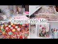 Organize With Me | Setting Up My NEW Filming Desk Setup!