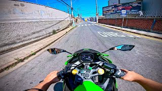 ROLÊ DE DOMINGO COM A ZX4R E A GATA NA GARUPA [4K]