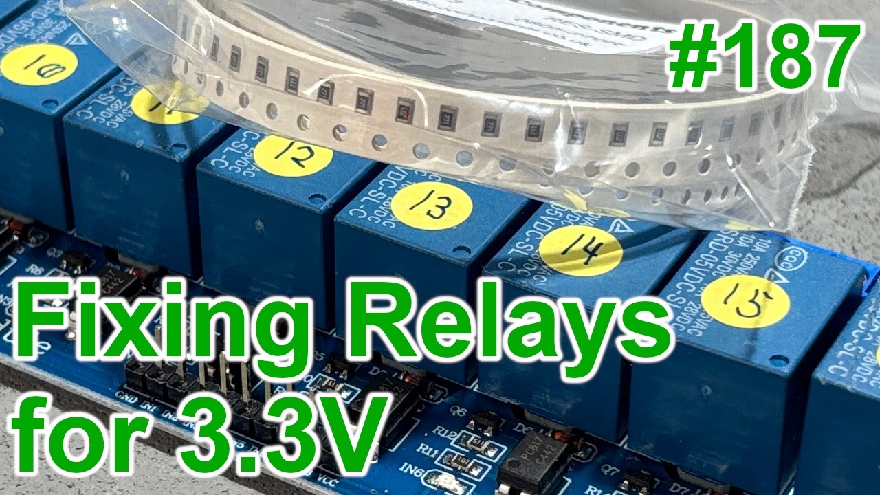 187 Fixing Relays..., Chipping & Running #modelrailroad #modelrailway # ...