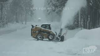 12-14-2024 Soda Springs, CA - Major Winter Storm Causes Spinouts, Jacknifed Semi Blocking I/80