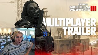 xQc Reacts to Multiplayer Trailer | Call of Duty: Modern Warfare III