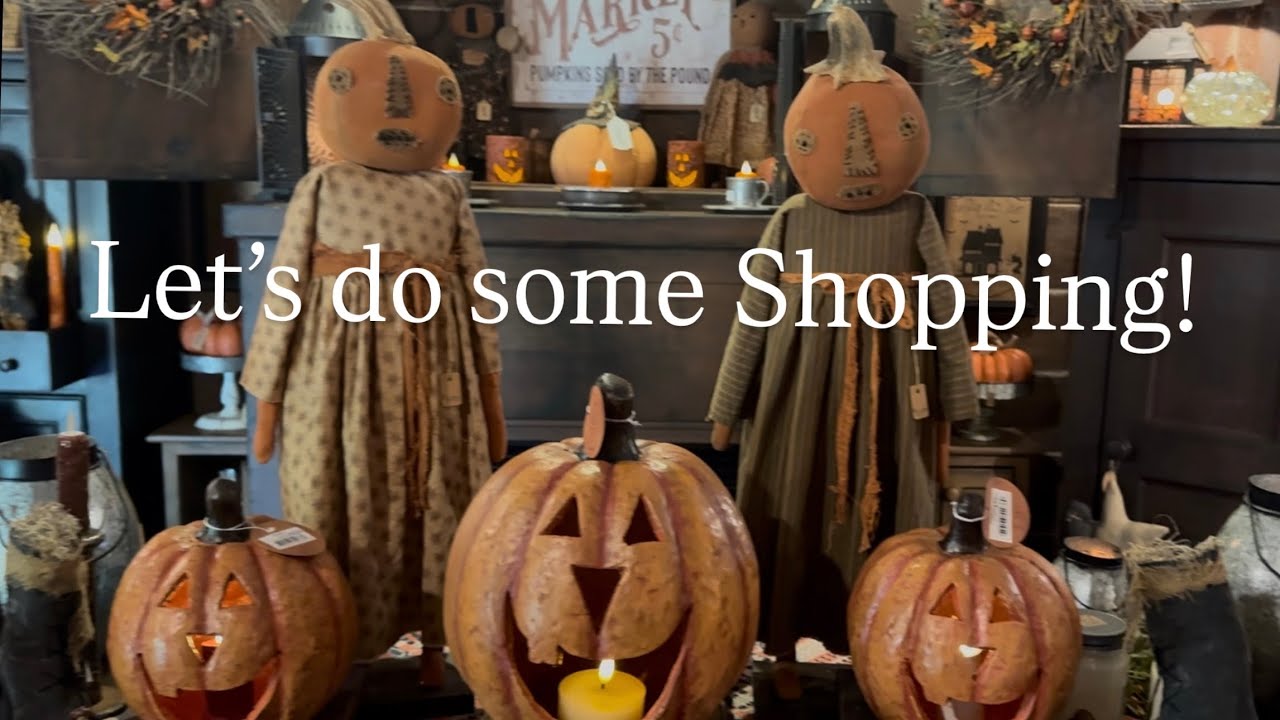Давайте за покупками в Doty’s Primitive Porch! Я никогда не видела столько осенних и хэллоуинских...