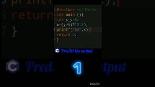 C language pratice problem | output prediction | #c #cpratical #c++ 1 March 2024