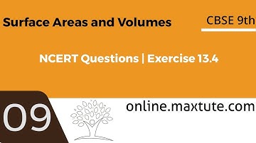 NCERT Class 9 Math | Chapter 13 Exercise 13.4 Q9 |  Surface Area of Sphere | CBSE Online Classes