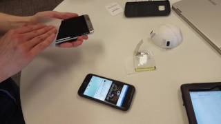 Applying PureGear Liquid Glass Screen Protector
