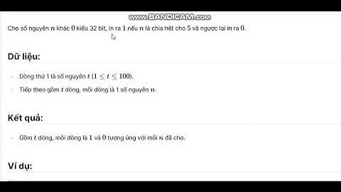 C++: Buổi 15 lớp A0 - Dùng vòng lặp while để làm bài có nhiều bộ test.