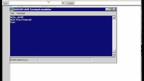 Работа с UART интерфейсом в BASCOM-AVR (Часть 2)