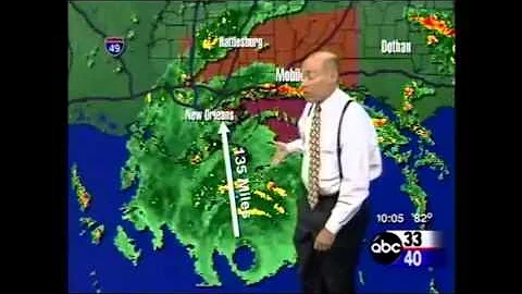 Hurricane Katrina Coverage on ABC 33/40 - 8/2005