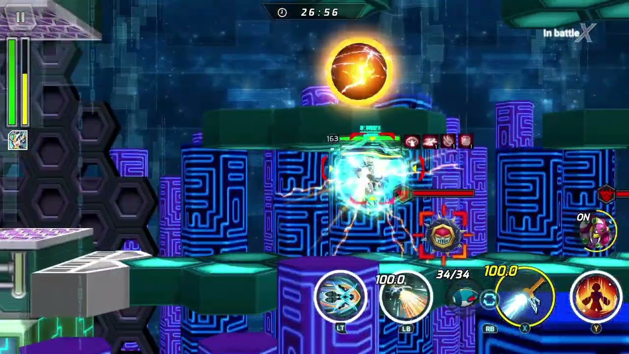 (UPDATED) Mega Man X Dive Offline Zenny Stage Max Difficulty World Record 39:85 seconds