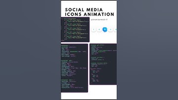 Social Media Icons Animation || html  and css #coding #codingtutorial #htmlcss