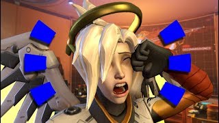 Overwatch - Guy Hacks into Top 500 Mercy Account