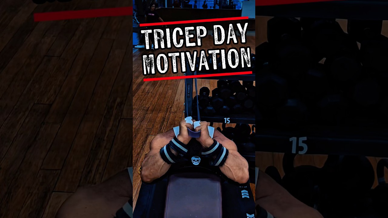 TRICEP DAY MOTIVATION #motivation #workout #muscle #exercise