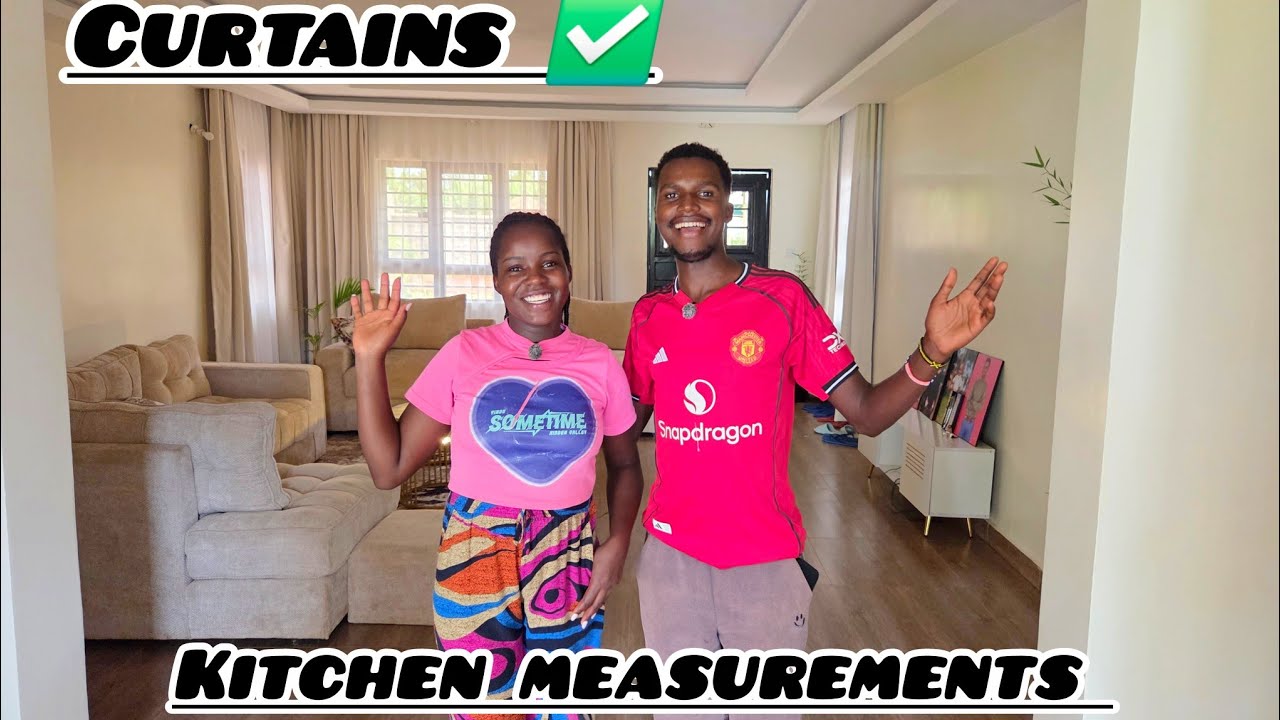 Finally‼️New Look of Our Dream Home 😍 Curtains Installed & Kitchen Planning Begins🙏🏻