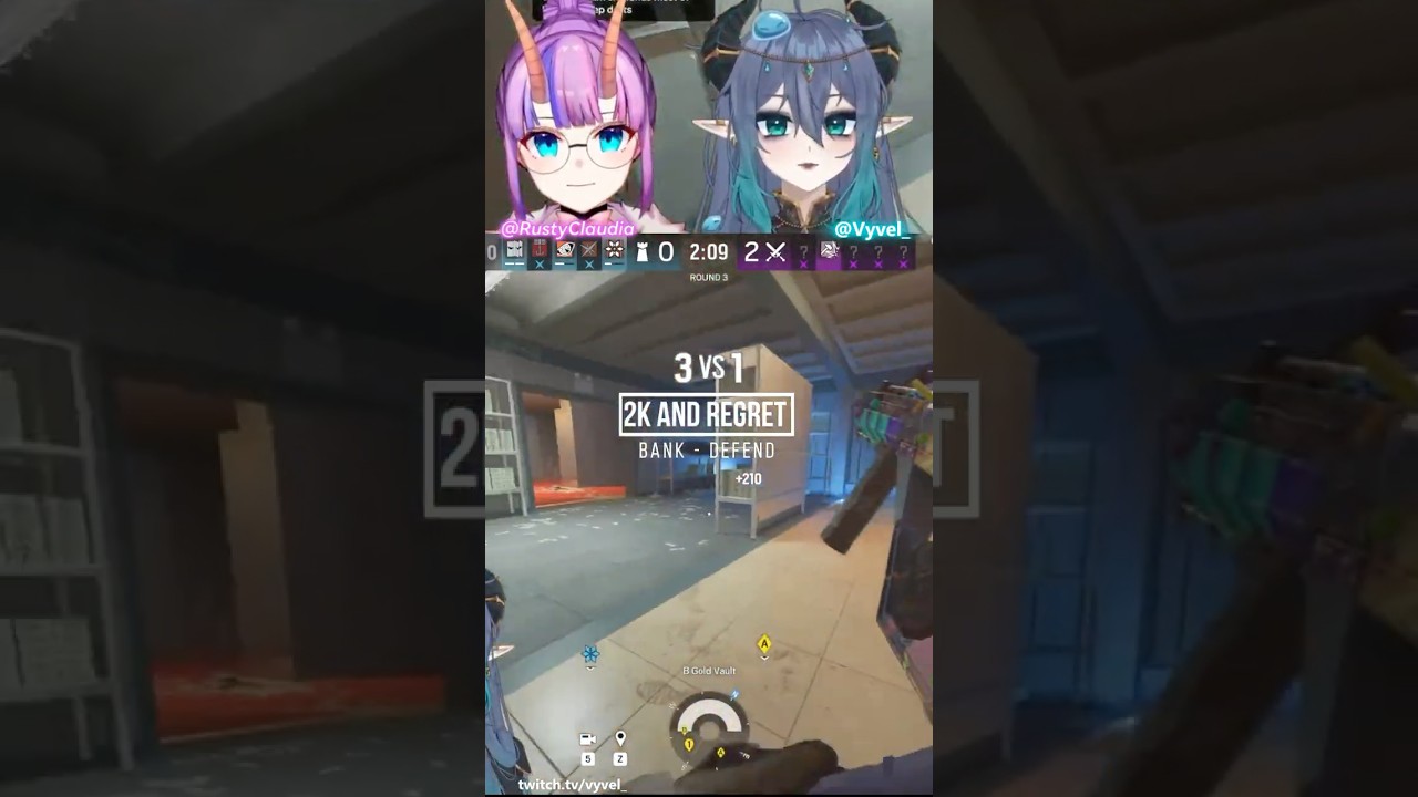 2K and Regret. Ft. @rustyclaudia | #Vyvel_ #VTuber Game Featured: #RainbowSixSiege #R6S #Siege