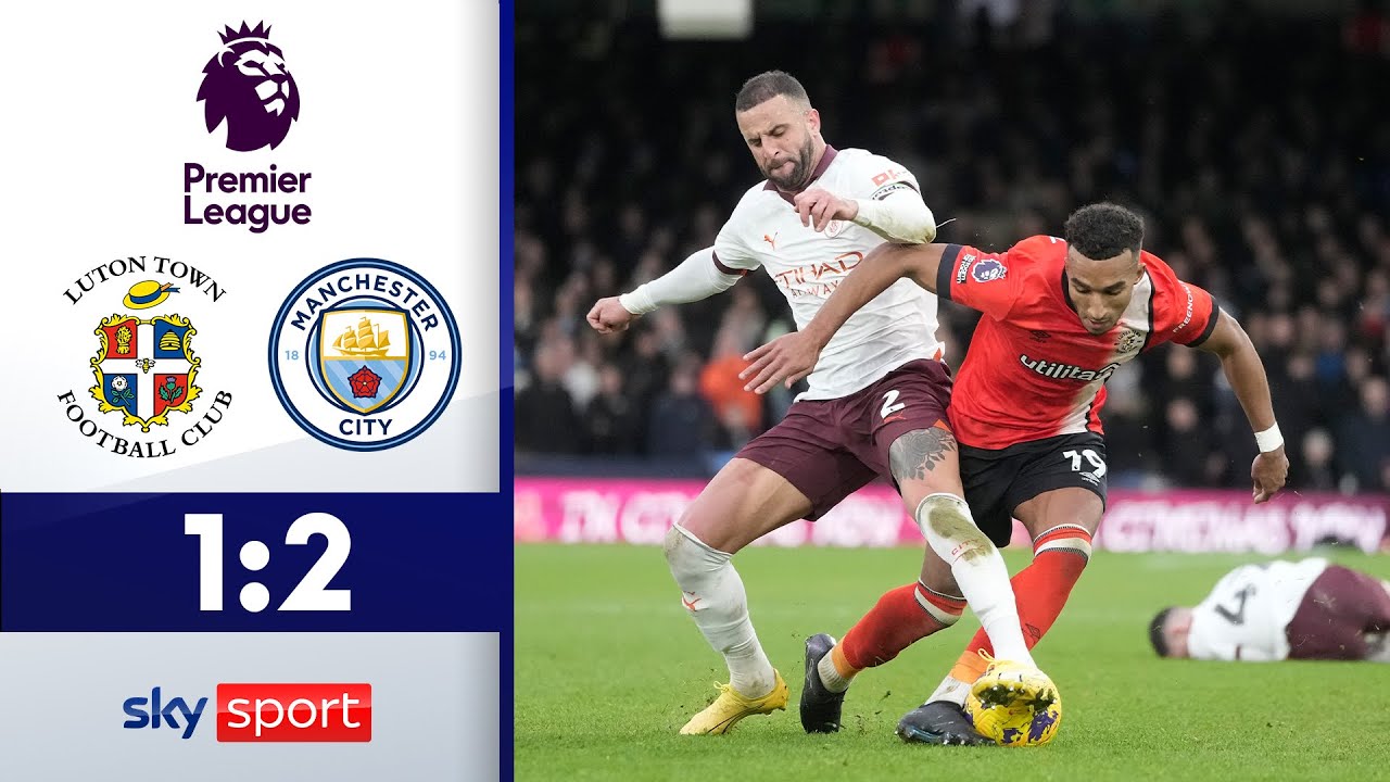 ⁣Man City beendet Negativserie | Luton Town - Manchester City | Highlights - Premier League 2023/24