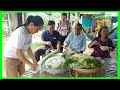 Make fish soup for Khmer rice noodle 10Kg - Give​ Khmer noodle to relatives on Pchum Ben festival