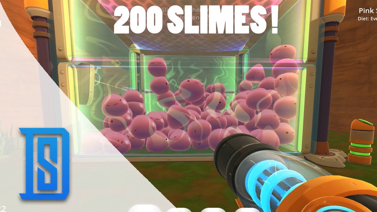 Slime Rancher-Pt.7-200 SLIMES ONE CAGE!!(Pre-Alpha Build)