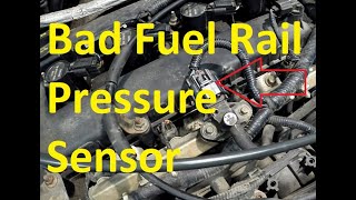 Symptoms Of A Bad Or Failing Fuel Rail Pressure Sensor Frps