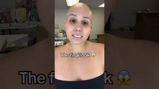 Bald Cap Application Class results 😱 #makeup #candylover89