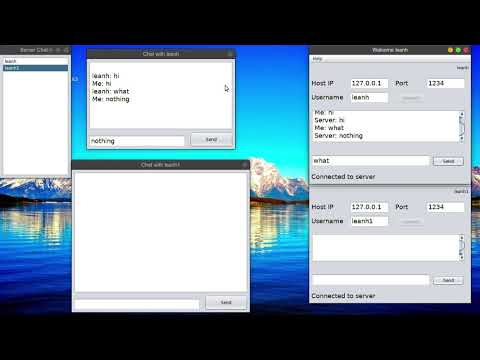 GUI Java Message App Demo