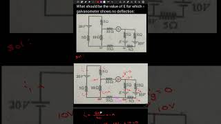 What should be the value of E for which galvanometer shows no deflection: