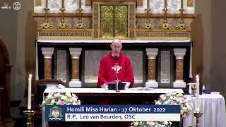 Homili R.P. Leo van Beurden, OSC Iman yang menyelamatkan - Misa Harian 17 Oktober 2022