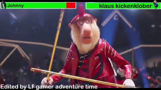 Sing 2 (2021) dance fight with healthbars