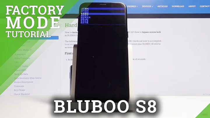 How To Enter Factory Mode In Bluboo S8 – Hidden Module