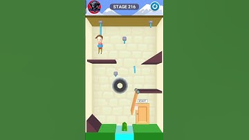 Rescue cut hardest level 216😨|| Rescue Cut || #rescuecut #viral #mobilegames #shorts #RikigamingAtoZ