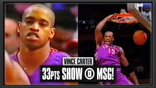 Vince Carter Puts On A SHOW At MSG! 33pts | 2000.02.23
