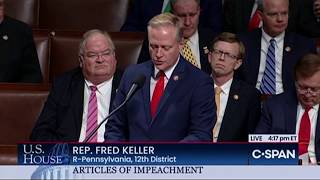 Congressman Keller speaks on the House Floor against impeachment - December 18, 2019